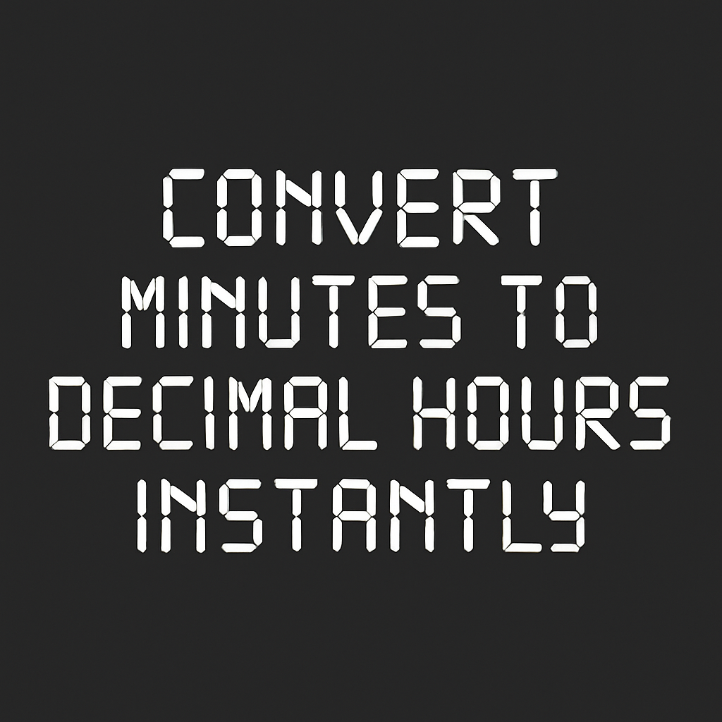 minutetodecimal.com logo